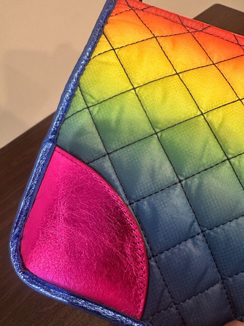 MZ WALLACE AVERY W/ CORNERS POUCH – LIMITED EDITION RAINBOW PRINT | XS | NWT - Picture 10 of 10